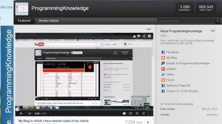 Welcome to ProgrammingKnowledge Youtube Channel [upl. by Linis721]