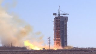 Long March2D launches SaudiSat 5A SaudiSat 5B and CubeSats [upl. by Llerrac885]