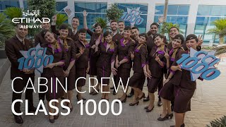 Cabin Crew Class 1000  Etihad Airways [upl. by Bliss]