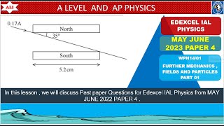 EDEXCEL IAL PHYSICS PAPER 4  WPH1401 MAY JUNE 2023  Unit 4  Mechanics and Particles Part 01 [upl. by Nahshunn251]