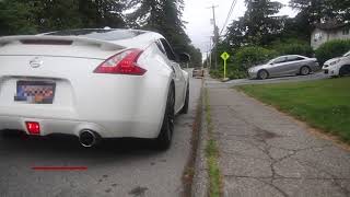 370Z TopSpeed AxleBack Exhaust Comparison [upl. by Ohcirej]