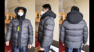 Moncler Madeira Short Down Jacket Grey Detailed ReviewTry On [upl. by Hyatt]