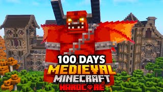 I Survived 100 Days in MEDIEVAL Minecraft Hardcore [upl. by Vally292]