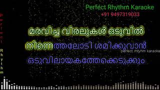 Maranamethunna Nerathu  Karaoke [upl. by Hinda]