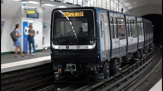 Premier jour du MP 14 sur la ligne 11 du métro de Paris [upl. by Aidile]