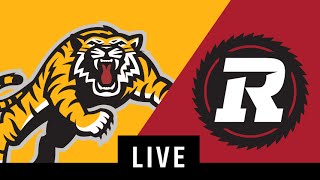 TigerCats  REDBLACKS  Eastern Final 100PM ET [upl. by Ecnerat]