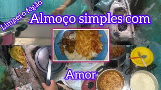 ALMOÇO SIMPLES COM AMOR  CARNE e LINGUIÇA DEFUMADA NO FEIJÃO  Lilma soares [upl. by Lupiv715]