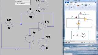 LTSpice  Op Amp Circuit [upl. by Yrac373]