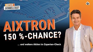 Aktien im Expertencheck Aixtron  150 Chance  Außerdem Amphenol und Edwards Lifesciences [upl. by Akcira]