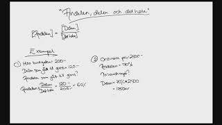 Åk 8  Ingrid  Procent  Andelen delen och det hela [upl. by Cowen]