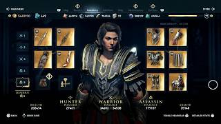 AC Odyssey Myrmidon Set stats [upl. by Rhiamon]