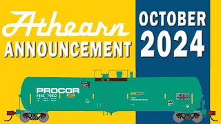 Athearn October 2024 Announcement Athearn N 30k Gallon Ethanol Tank Car [upl. by Yona]