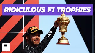 The History of Formula Ones BEST and WORST Trophies [upl. by Ynaffet]