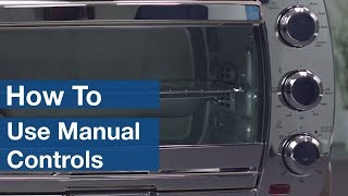 How To Use Manual Controls on Countertop Ovens  Oster® [upl. by Mallin60]