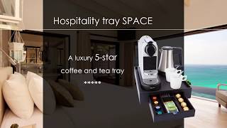 BTRAY SPACE  Hospitality tray  Willkommenstablett  Plateau de courtoisie  Koffie en thee tray [upl. by Pazia]