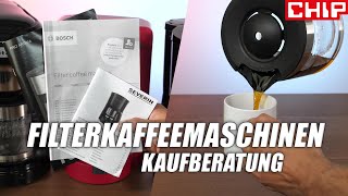 Filterkaffeemaschinen Das solltet ihr beim Kauf beachten  CHIP [upl. by Ayhtnic]