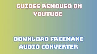 Installing Freemake Audio Converter on Windows 11 Quick Setup [upl. by Naffets]