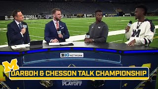 Interview Former Michigan WRs Amara Darboh amp Jehu Chesson  B1G Today [upl. by Hugues]