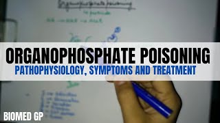 Organophosphates Pathophysiology symptoms and treatment BioMed GP [upl. by Kcirrez]