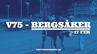 V75 tips Bergsåker 172  Tre S Schaset är kraftigt överspelad [upl. by Aynatahs]