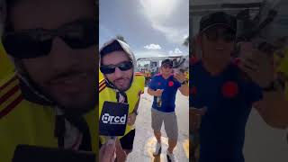 📌 Hinchas Colombianos horas antes de que comience este gran encuentro 🇦🇷🆚🇨🇴 [upl. by Repinuj]