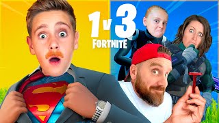 Our Son has a Mustache If He Loses He Shaves in Fortnite [upl. by Kapoor972]