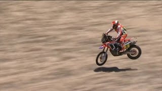 Paulo Gonçalves  Crash  Dakar 216 ᴴᴰ [upl. by Caplan]