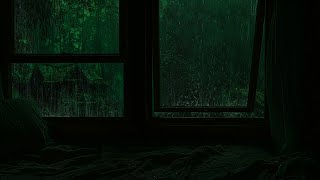 Rainy Night  Let the Rainfall outside the Window Create a Serene Atmosphere⛈️Good Sleep amp Relaxing [upl. by Punke]