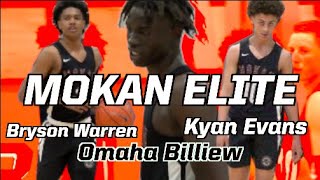 Omaha Biliew and Bryson Warren are a PROBLEM  16U EYBL Mokan Elite vs Howard Pulley [upl. by Airan965]