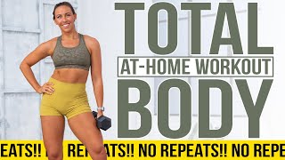 NO REPEATS Total Body Workout  30 Minutes [upl. by Buyer]