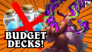 THREE Strong Budget Hearthstone Decks for Beginners [upl. by Prissy]