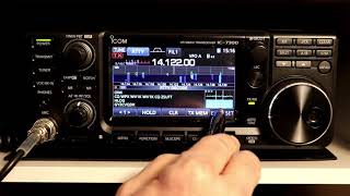 Icom IC7300 A to Z 37 RTTY Decode and settings [upl. by Edecrem]