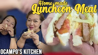 Homemade Luncheon Meat Spam Ocampos Kitchen [upl. by Virgin]