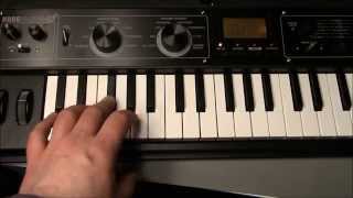 Korg Microkorg XL  demonstration The making of quotLenaquot by Malte Wilsen [upl. by Lak981]