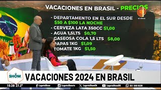 Cuánto cuesta ir de vacaciones a Brasil Estos son los precios en Brasil verano 2024 [upl. by Doersten]