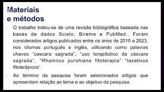 A Utilização Terapêutica da Cáscara Sagrada [upl. by Naples]