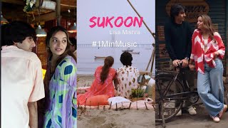 Sukoon  Lisa Mishra  1 Min Music  Love song  Latest Song  MusicGram [upl. by Idel718]