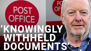 Post Office knowingly withheld defence evidence from subpostmasters  Forensic Auditor [upl. by Aisiram526]