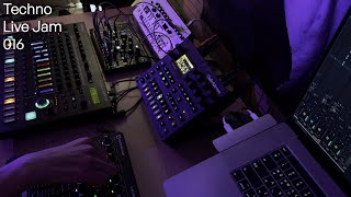 Techno Live Jam 016 with TR8S  Digitone  TB03  0Coast [upl. by Nicholson]