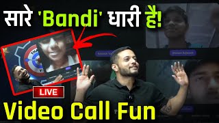 BANDI धारी बच्चे Live Class Video Call 😲  Rajwant Sir OP  Rajwant Sir Comedy  Physicswallah [upl. by Yenaiv508]