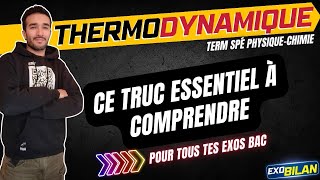 THERMODYNAMIQUE TRANSFERT THERMIQUE SPÉ PHYSIQUE TALE COMPRENDS ÇA POUR REUSSIR TES EXOS BAC 🎯💯 [upl. by Ramuk]