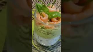 Verrine avocat saumon fumé 😋⁉️😋 viralvideo food verrines avocado saumon cooking 559 fypシ゚ [upl. by Dubois]