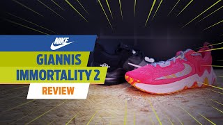 Meu Tênis Voleibol  Review Nike Giannis Immortality 2 [upl. by Call]