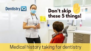 Medical history taking for dentistry according to an expert witness [upl. by Ingemar]