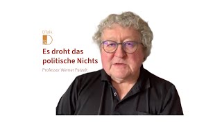 Es droht das politische Nichts DTalk mit Professor Werner J Patzelt [upl. by Tarton]