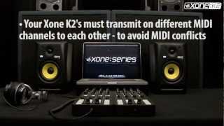 XoneK2  Application Example Dual Setup  Phones and Mix [upl. by Parthenia]