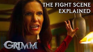 Bitsie Tulloch Explains The Iconic Juliette VS Adalind Fight  Grimm [upl. by Gnouhk]