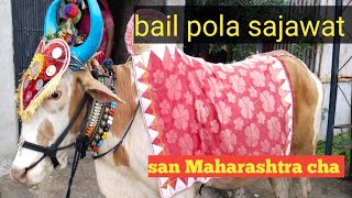 Bail pola🐂  bail pola status  bail pola festival  बैलपोळा सण महाराष्ट्राचा [upl. by Akerehs]