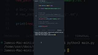 Python 3  Path Modifications made easy with Pathlib coding programming python pythontutorial [upl. by Selma841]