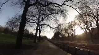 15K run around London GoPro on head strap [upl. by Harwilll]